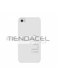 FUNDA SILICON ILUV IPHONE 4 BLANCA