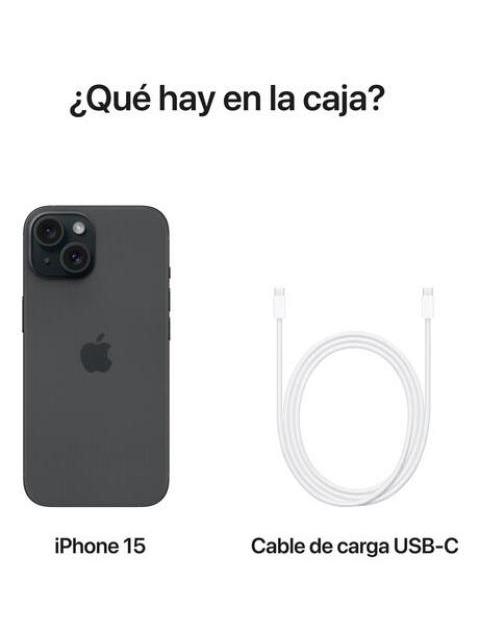 APPLE IPHONE 15 128 GB NEGRO