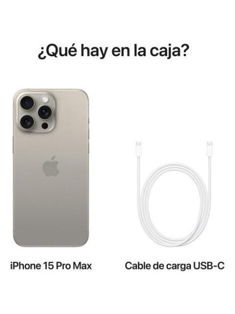 APPLE IPHONE 15 PRO MAX (256 GB) - TITANIO NATURAL