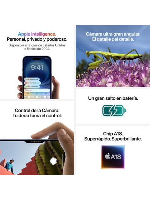 APPLE IPHONE 16 (256 GB) - NEGRO