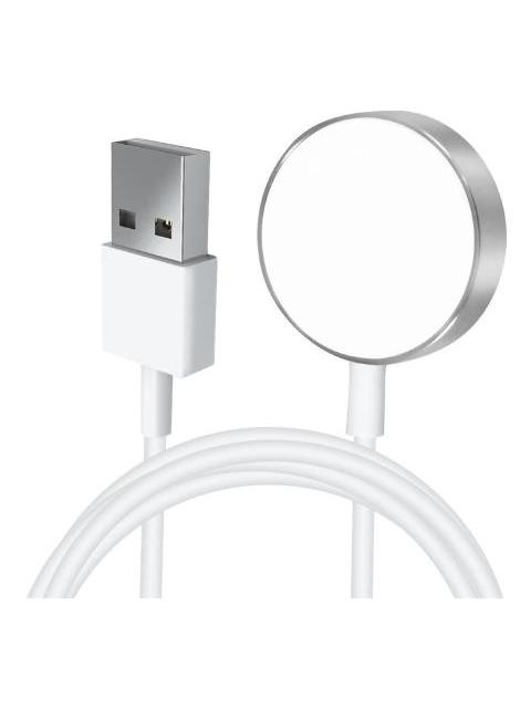 CARGADOR INALAMBRICO MAGNETICO PARA APPLE WATCH CARGA RAPIDA BLANCO