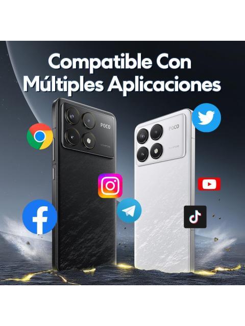 CELULAR XIAOMI POCO F6 PRO 12GB RAM 256GB ROM COLOR NEGRO