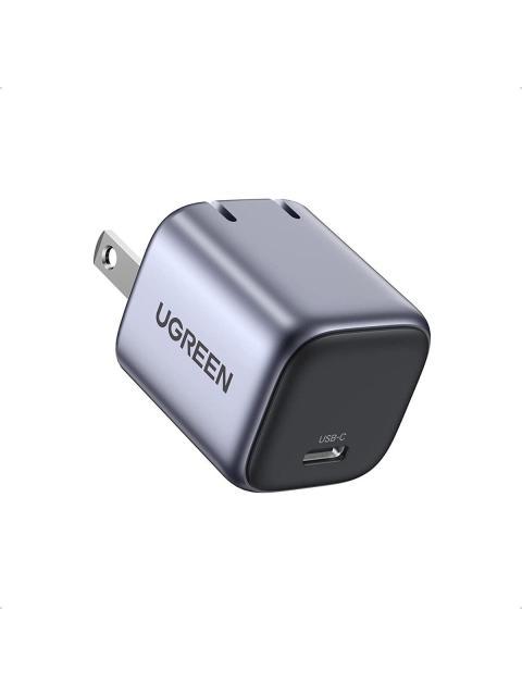 MINI CARGADOR 30W UGREEN CARGA RAPIDA USB C GAN PARA IPHONE