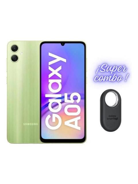 SAMSUNG GALAXY A05 DUAL SIM 128 GB VERDE 4 GB RAM + SAMSUNG SMART TAG 2 BLACK