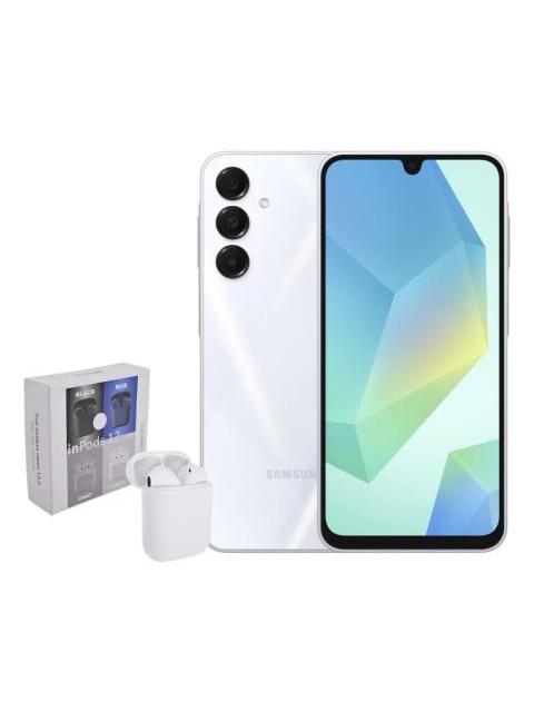 SAMSUNG GALAXY A16 DUAL 128GB 4RAM GREY + AIRPODS GENERICOS GRIS