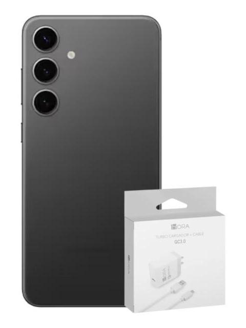 SAMSUNG GALAXY S24 PLUS 512GB 12RAM ONIX BLACK + POWER ADAPTER SAMSUNG 25W