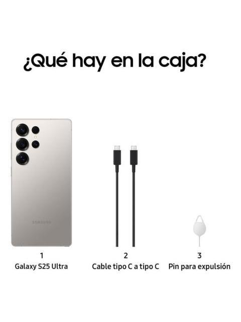 SAMSUNG GALAXY S25 ULTRA 5G DUAL SIM 512 GB PLATA 12 GB RAM