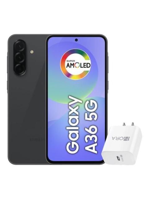 SAMSUNG GALAXYA36 128 5G + 8 RAM BLACK + ADAPTER GENERICO