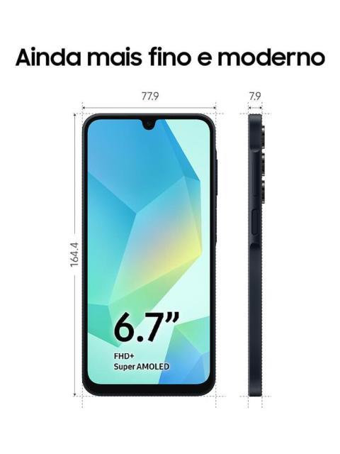 TELEFONO CELULAR SAMSUNG GALAXY A16 5G 128 GB + 4 GB DE RAM CAMARA DE HASTA 50 MP PANTALLA 6.7 NFC IP54 BATERIA AZUL OSCURO DE 5000 MAH