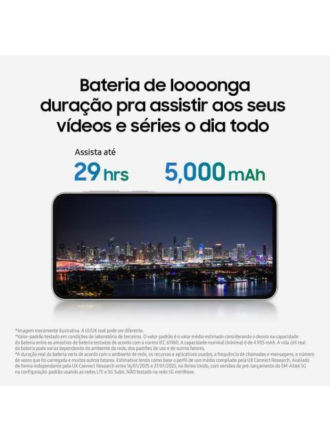 TELEFONO CELULAR SAMSUNG GALAXY A26 5G 256 GB 8 GB DE RAM CAMARA DE 50 MP IP67 PANTALLA SUPER AMOLED 6.7 NFC - NEGRO