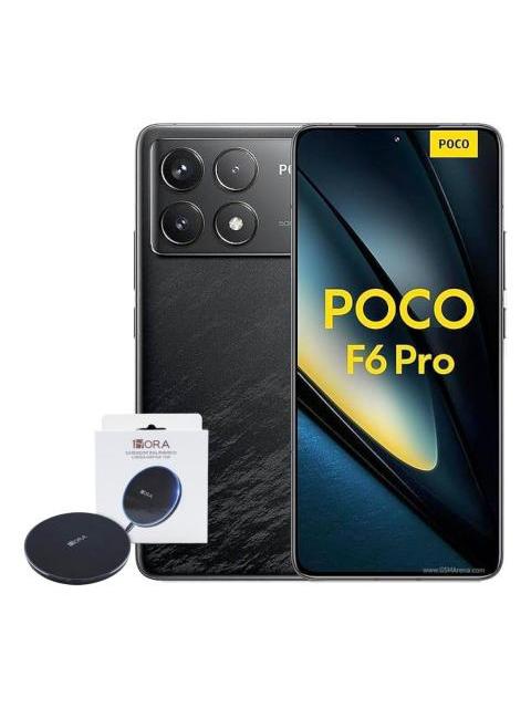 XIAOMI POCO F6 PRO DUAL 512GB 12RAM BLACK + WIRELESS CHARGER