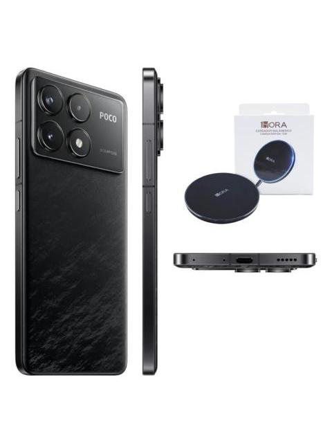 XIAOMI POCO F6 PRO DUAL 512GB 12RAM BLACK + WIRELESS CHARGER